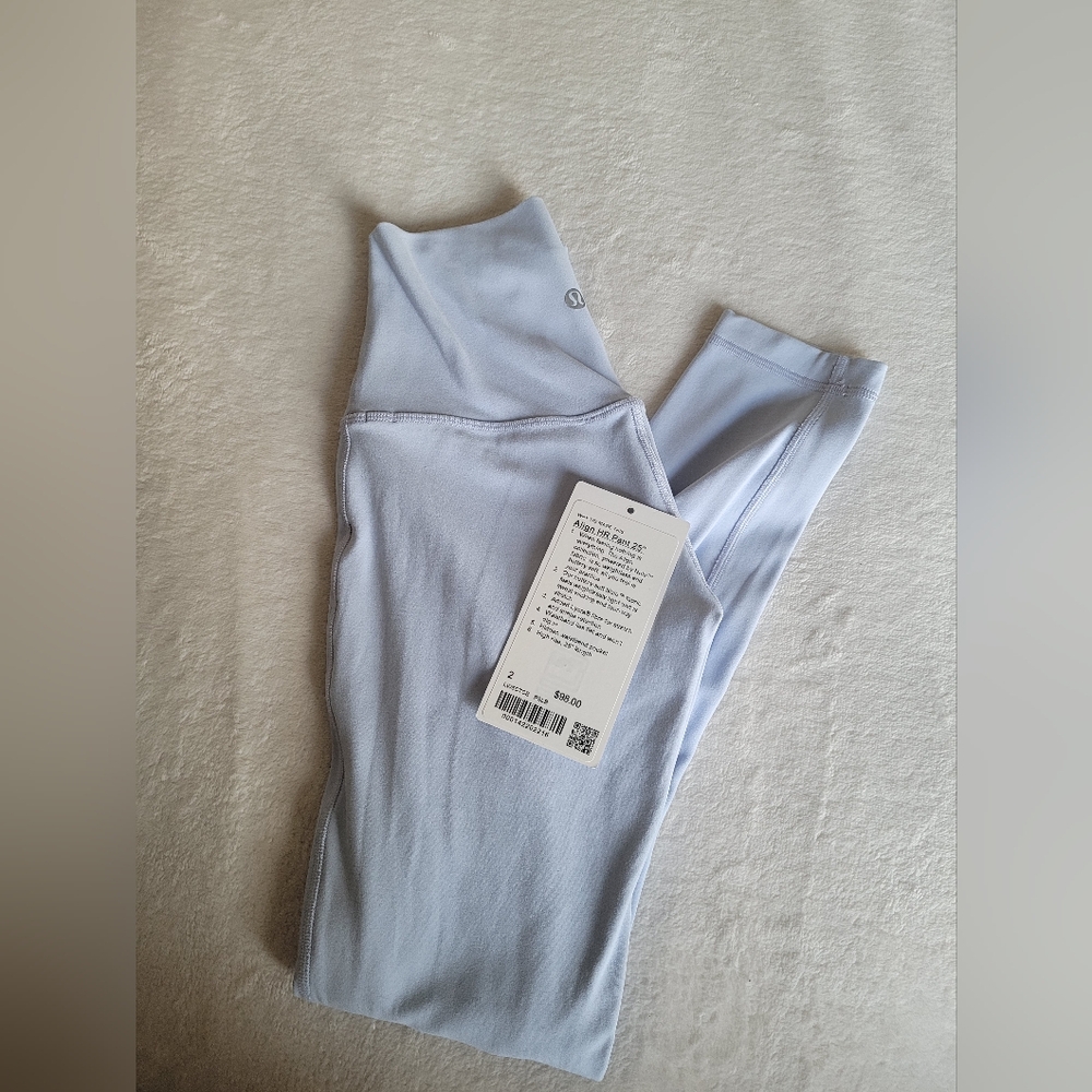 Lululemon Align High-rise 25" Leggings in Pastel Blue